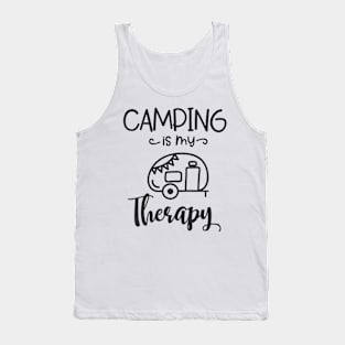 Camping is my therapy Tank Top